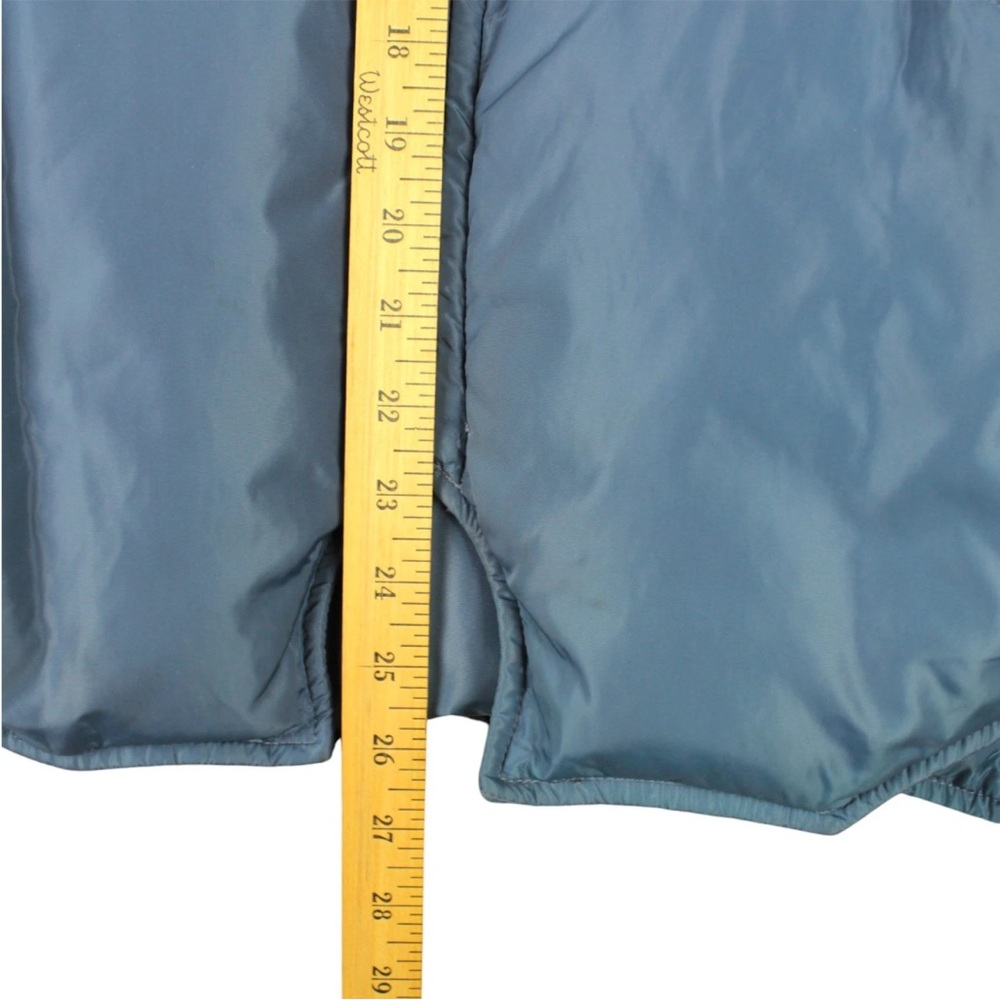 Vintage REI Goose Down Vest Men Size XL Blue Quilted Full Zip Outdoor EUC - Picture 8 of 10